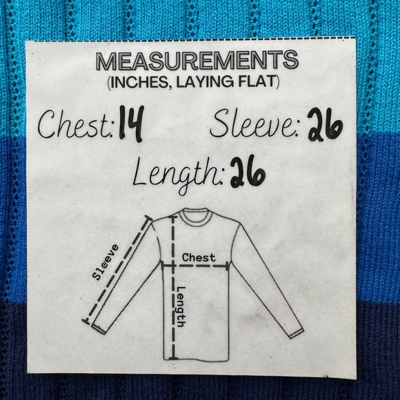 CHINTI & PARKER Sweater Medium Rainbow Stripe Mock Neck Ribbed Knit 100% Cotton - Picture 9 of 9